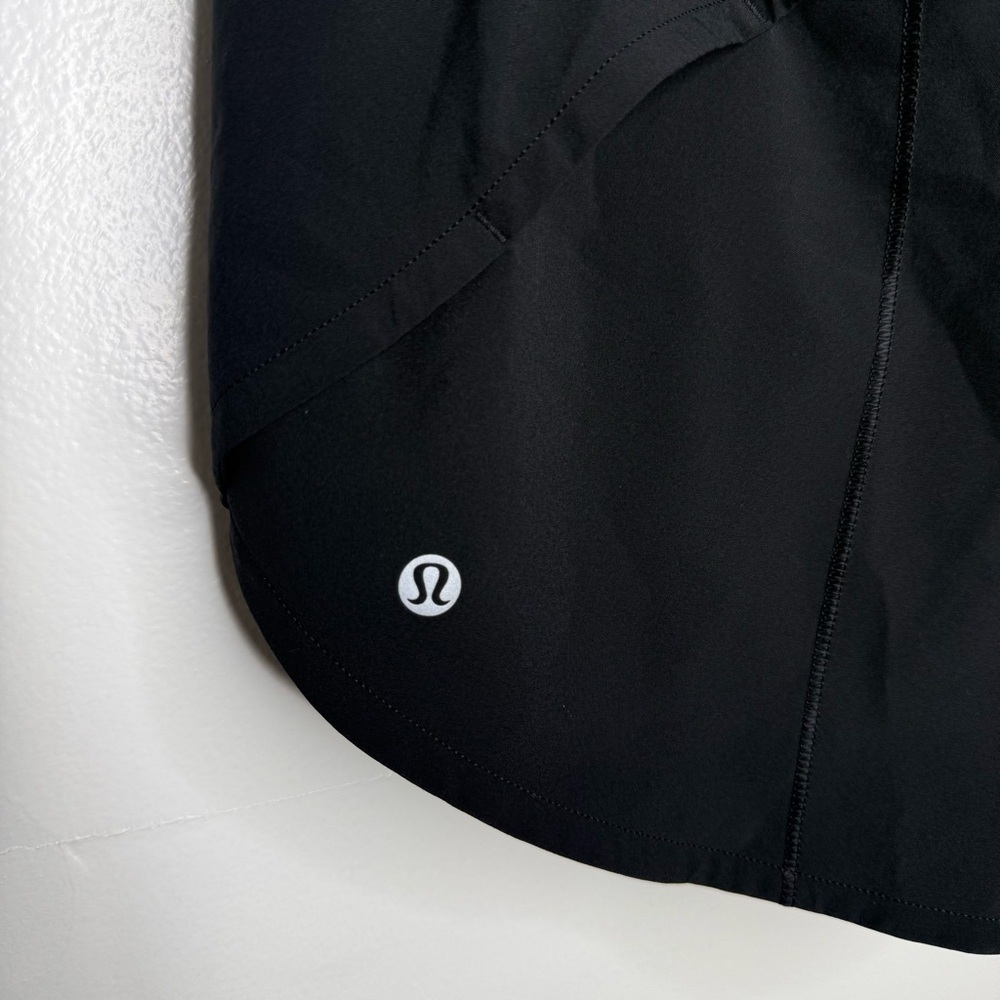 LULULEMON Black Speed Up High Rise 4” Shorts Long* - Picture 6 of 8